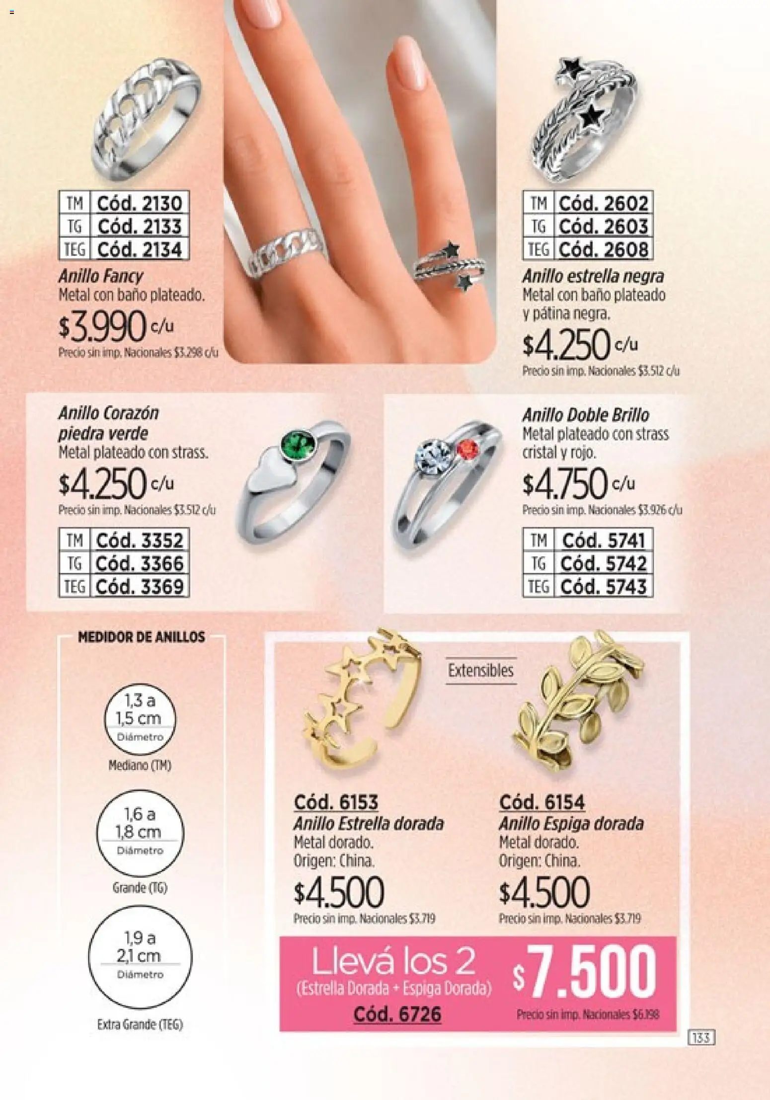 Amodil - Campaña 11 │ válido desde el 01.07.2026 | Página: 133 | Productos: Anillo, Baño, Brillo