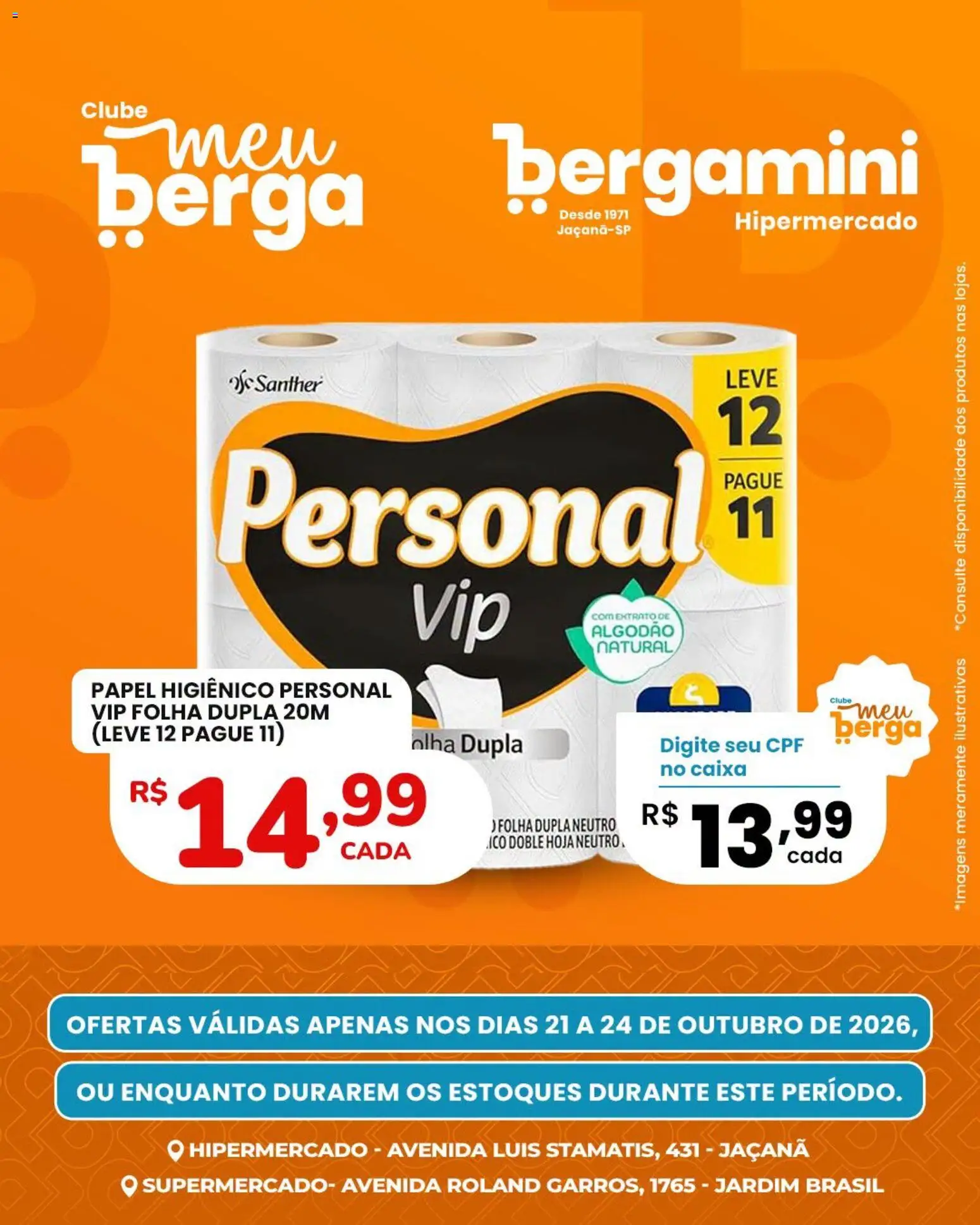 Supermercado Bergamini Folheto - válido de 21/10/2026 | Página: 3