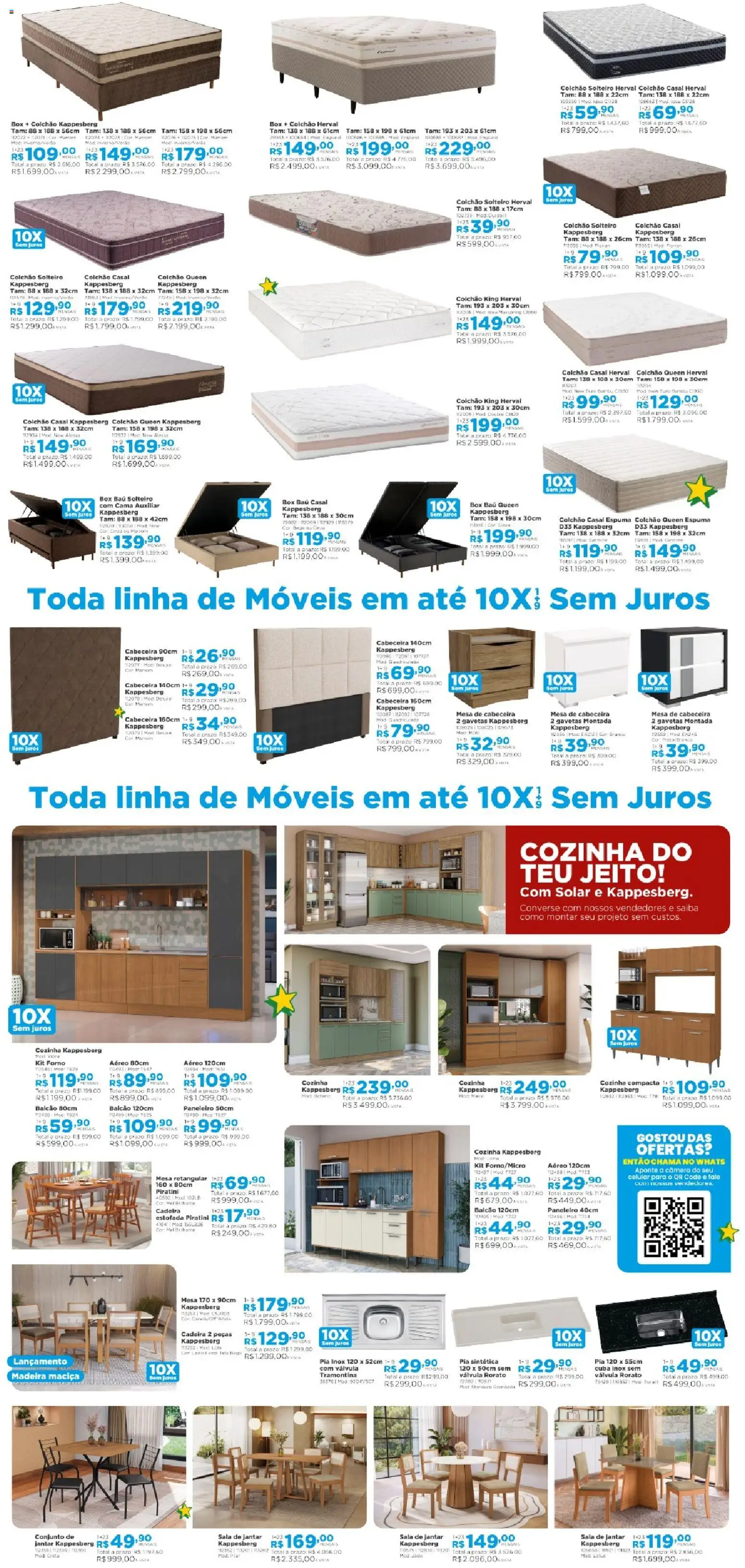 Lojas Solar Folheto - válido de 01/07/2026 | Página: 3 | Produtos: Forno, Mesa de cabeceira, Mel, Cuba
