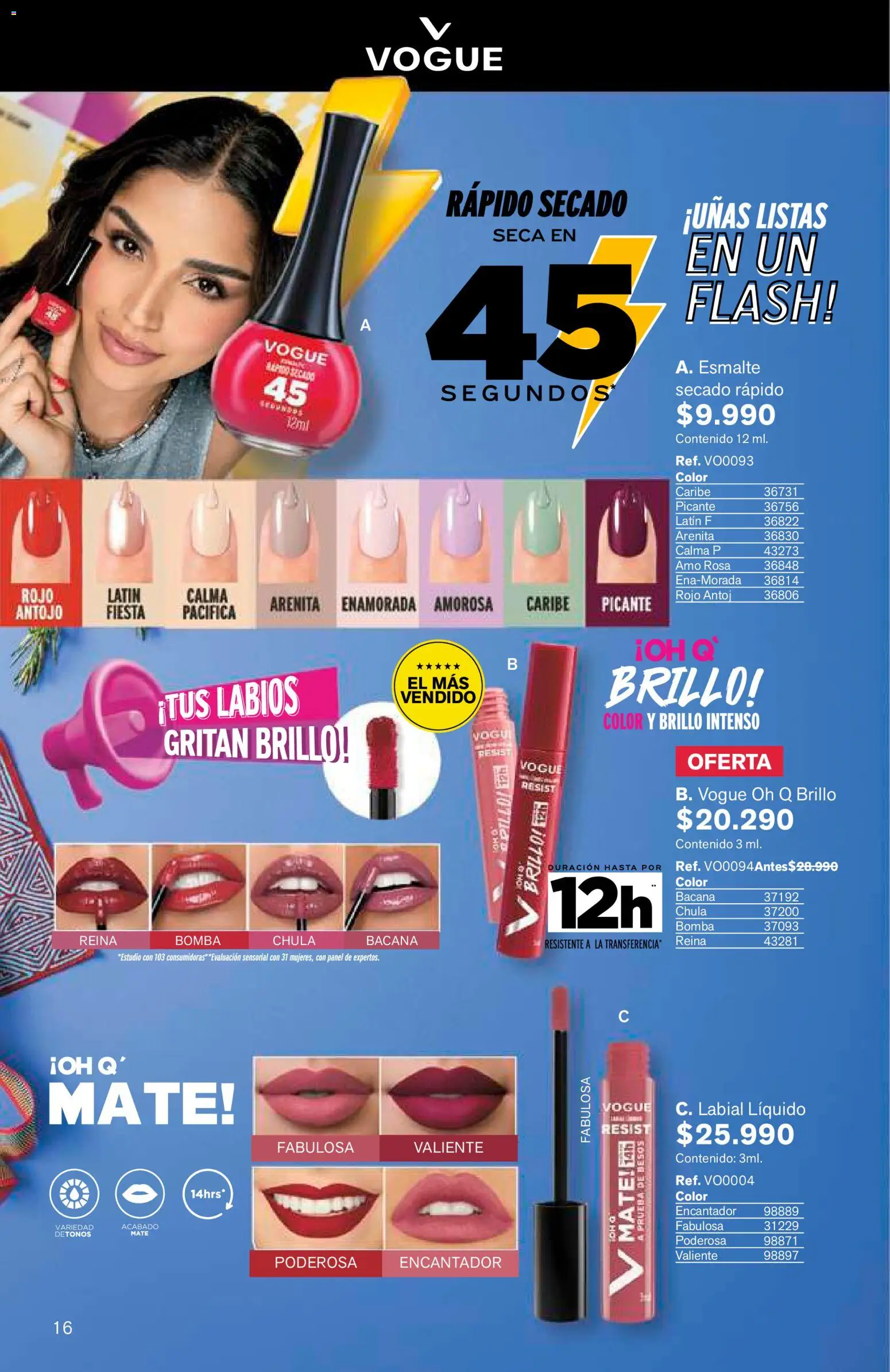Leonisa revista - valida desde el 25/06/2026 | Página: 16 | Productos: Brillo