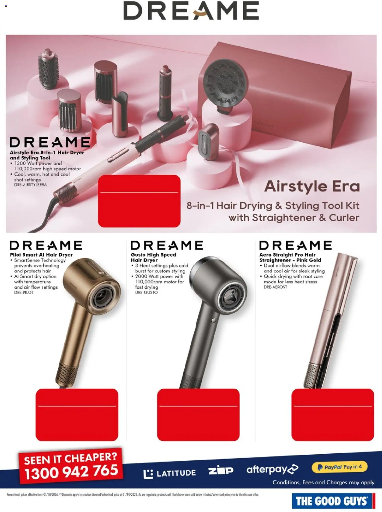 The Good Guys catalogue - valid from 01/10/2026 | Page: 5 | Products: Dryer, Hair dryer