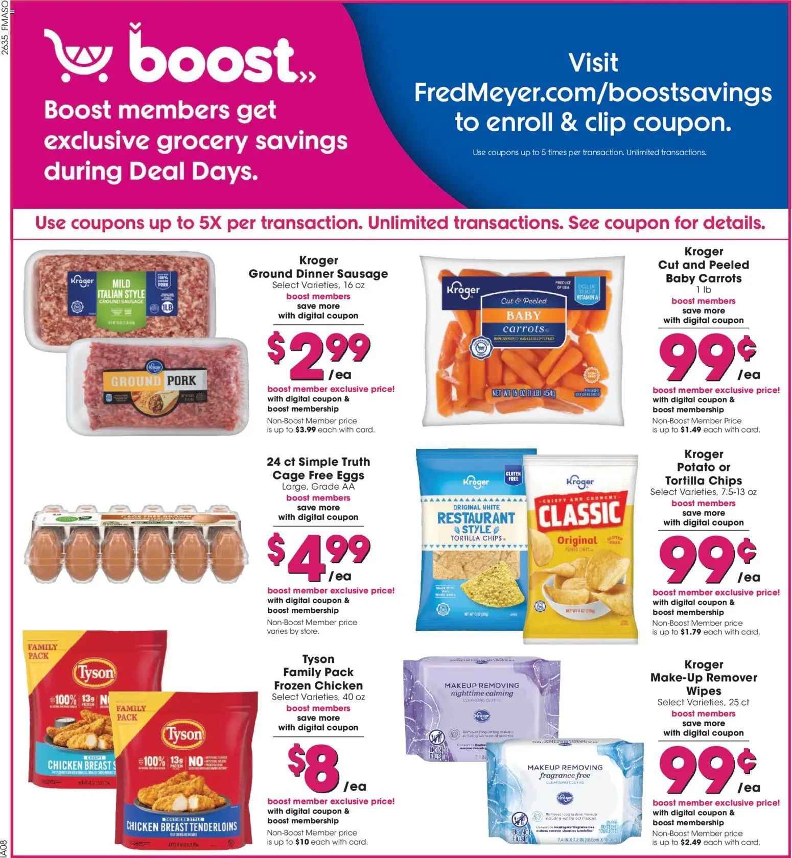 Fred Meyer Weekly Ad - valid from 09/30/2026 | Page: 9 | Products: Ground pork, Fragrance, Eggs, Chips