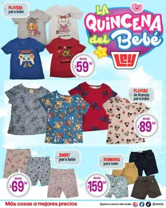 Vista previa de Casa Ley folleto La Quincena del Bebé interior, nuevo folleto de la tienda, válido en México a partir del 16.05.2026 | Página: 2 | Productos: Bermudas, Playera, Short