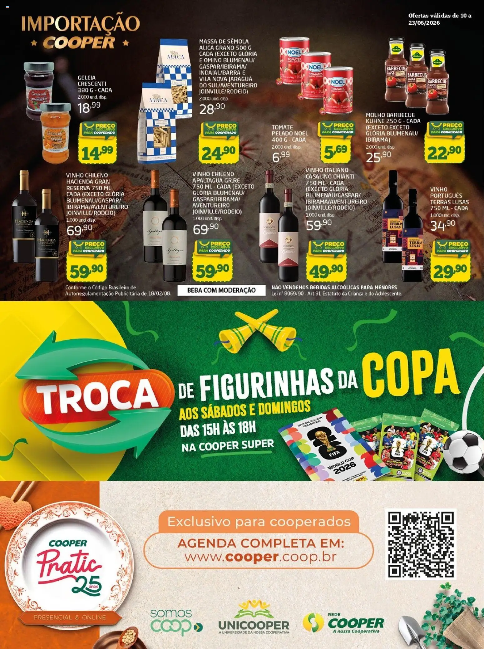 Cooper Folheto - válido de 10.06.2026 | Página: 8 | Produtos: Vinho, Copa, Tomates, Geleia
