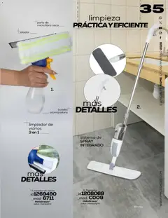 Vista previa de Price Shoes catálogo Esenciales Home, nuevo folleto de la tienda, válido en México a partir del 17/08/2026 | Página: 35 | Productos: Limpiador de vidrios, Limpiador, Trapeador, Botella