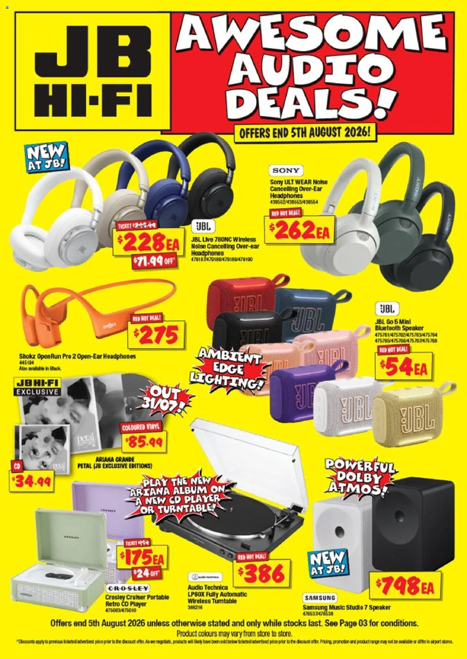 JB Hi-Fi catalogue from 30 Jul 2026 | Page: 1