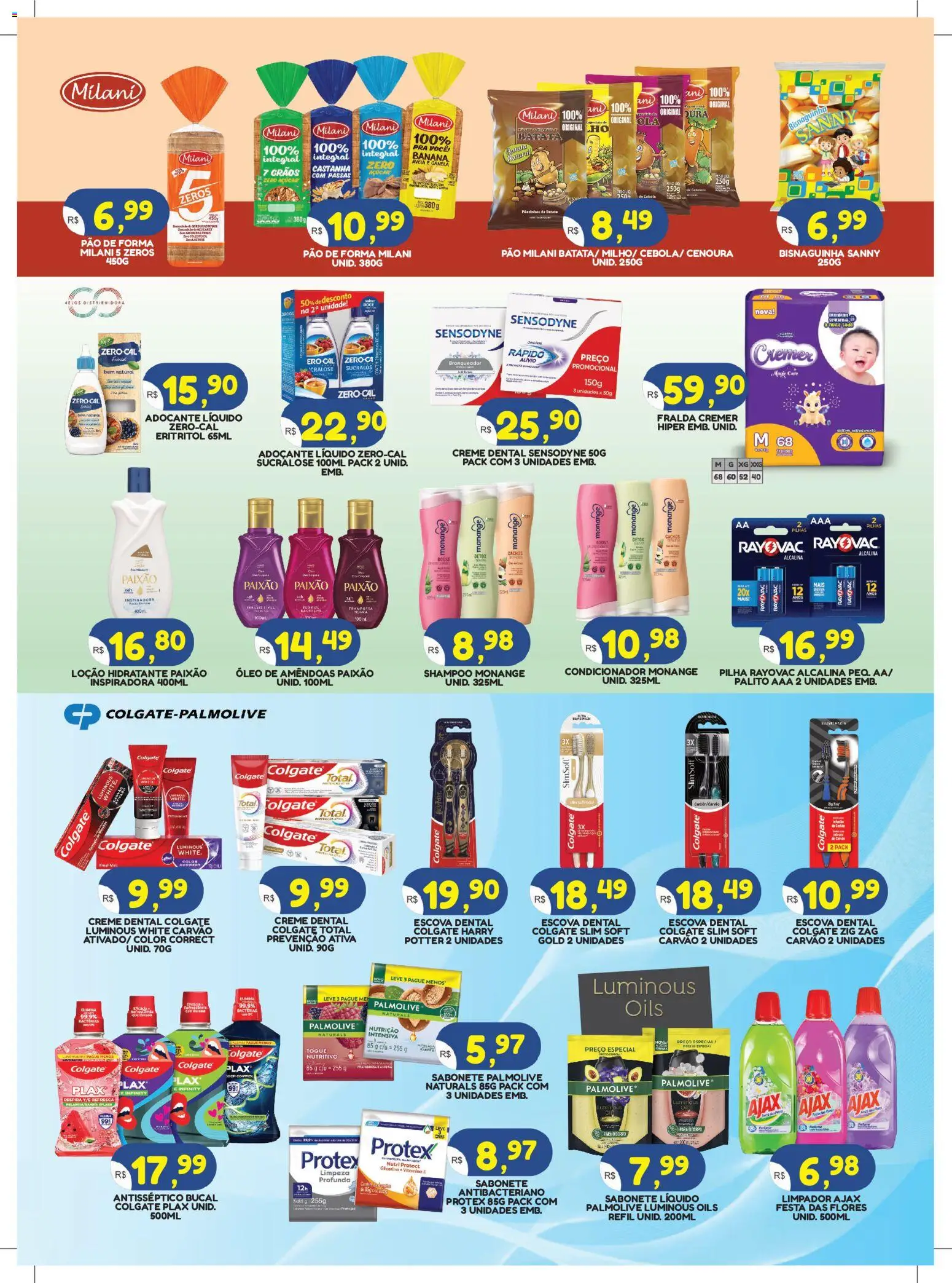 Bramil Supermercados Folheto - válido de 03/07/2026 | Página: 11 | Produtos: Pão, Açúcar, Amêndoas, Creme dental