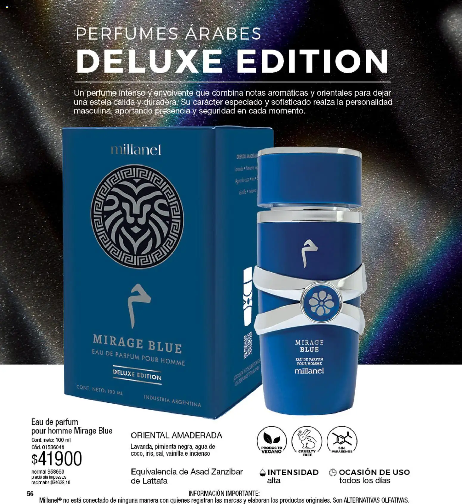Millanel - Catálogo │ válido desde el 17/08/2026 | Página: 56 | Productos: Perfumes, Perfume, Pimienta, Agua