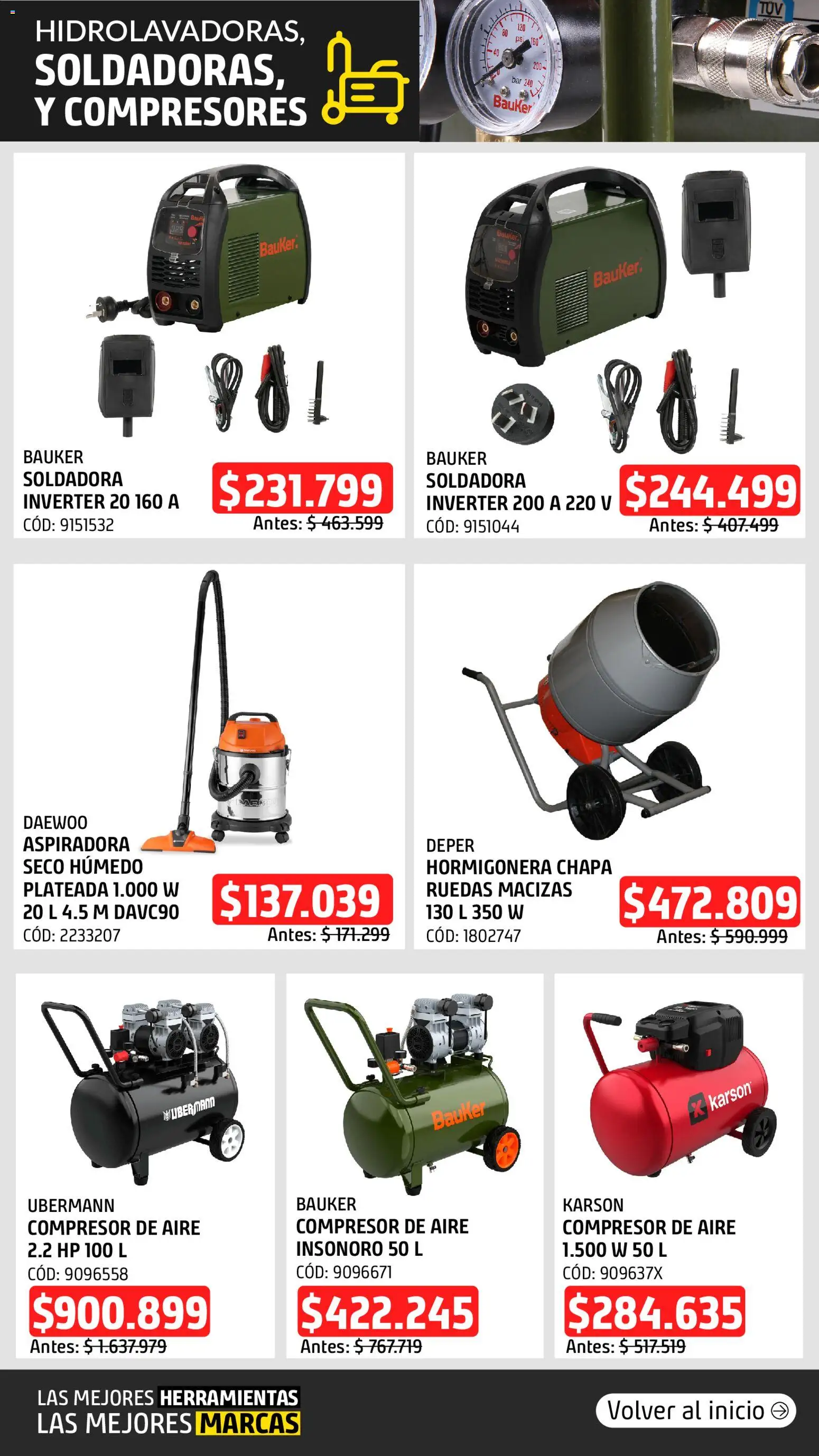 Sodimac catálogo │ válido desde el 16.06.2026 | Página: 11 | Productos: Soldadora, Chapa, Aspiradora