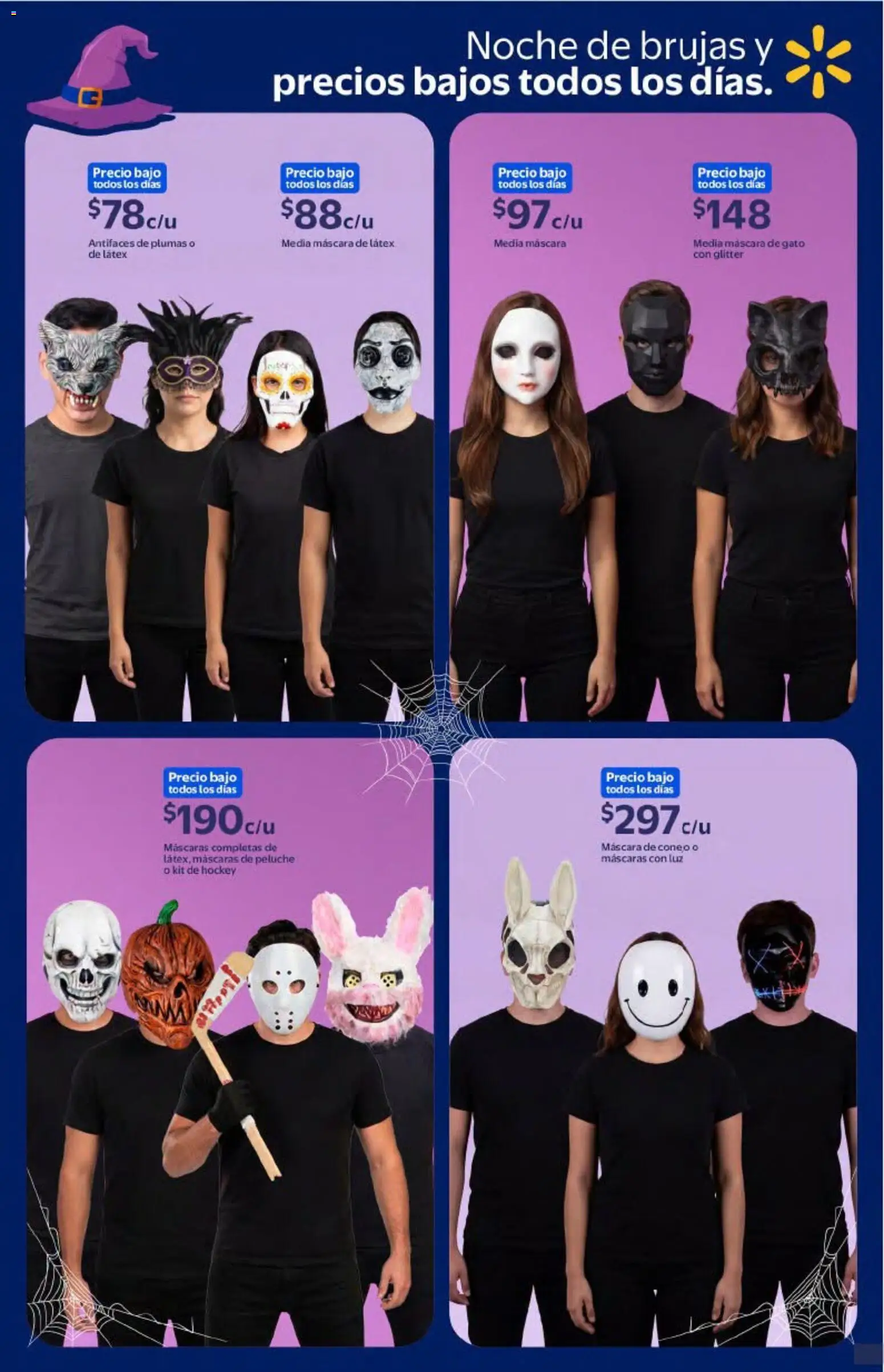 Nuevas ofertas de Walmart válidas en toda la República Mexicana desde el 01/10/2026. ¡Encuentra las mejores ofertas en Walmart folleto Halloween! | Página: 24