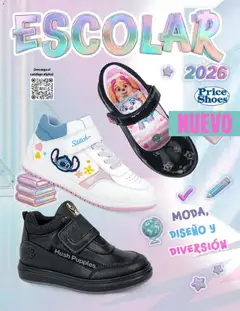 Vista previa de Price Shoes catálogo Escolar, nuevo folleto de la tienda, válido en México a partir del 12/06/2026