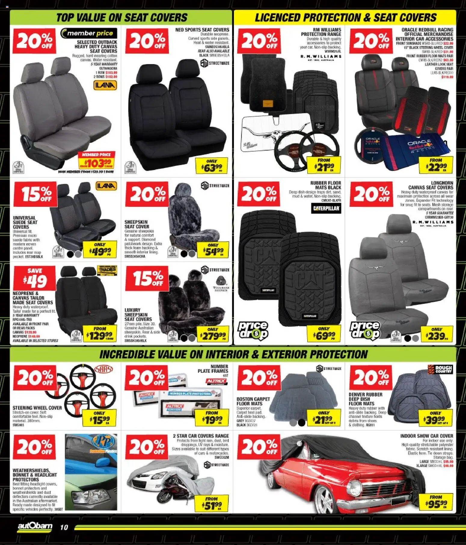 Autobarn catalogue - valid from 01/07/2026 | Page: 10 | Products: Carpet, Sheepskin, Water, Tie