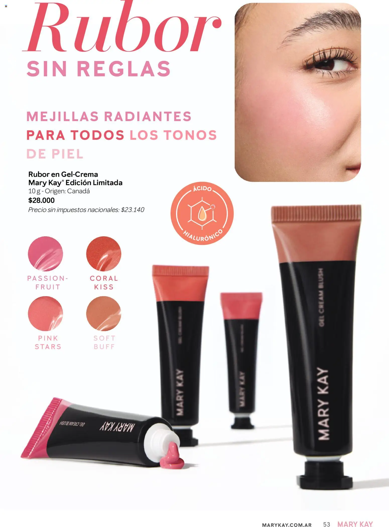 Mary Kay - Look Digital Otoño 2026 │ válido desde el 01/04/2026 | Página: 53 | Productos: Rubor
