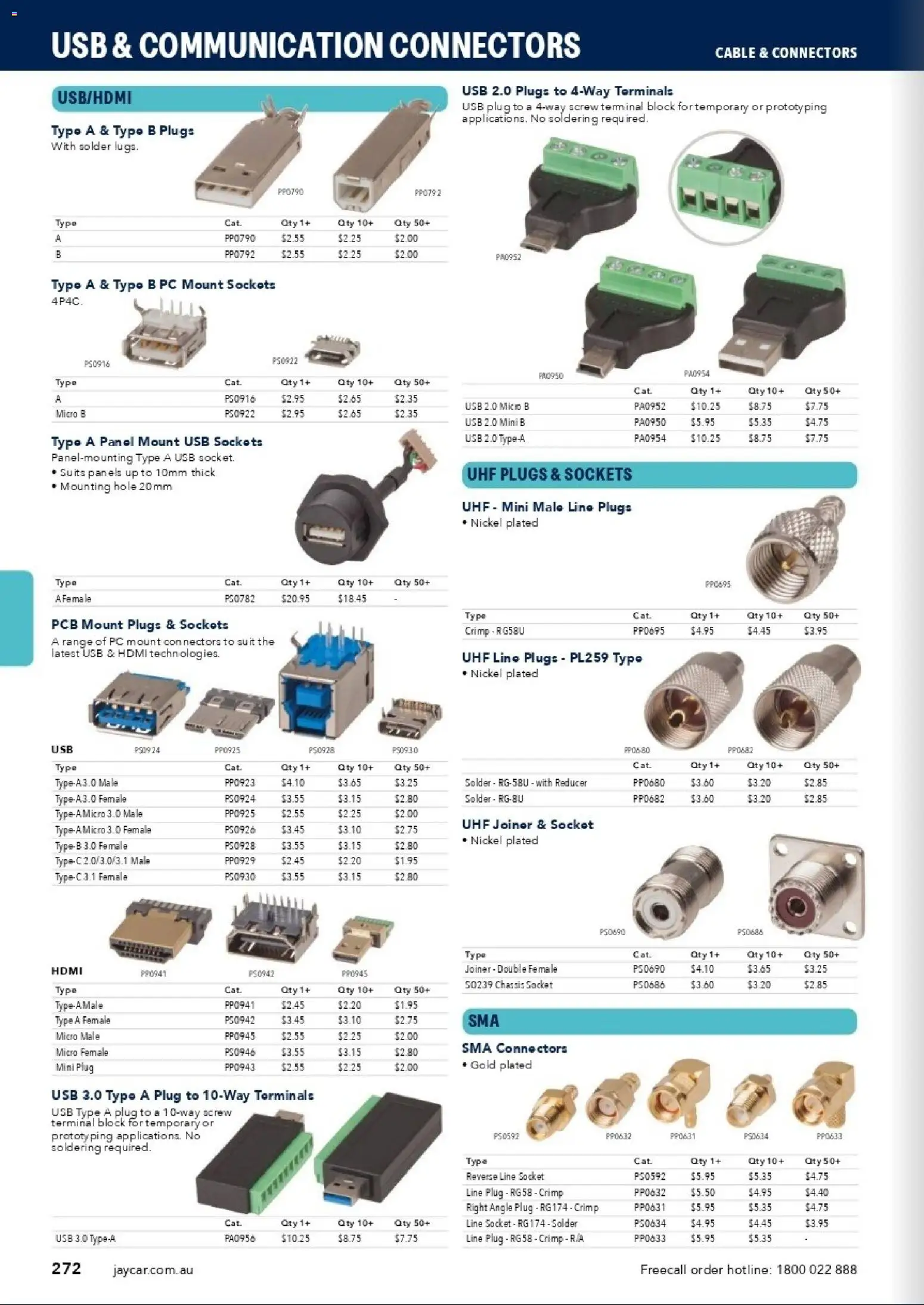 Jaycar catalogue - valid from 31/08/2026 | Page: 270 | Products: Socket, Suit, Cable, Usb