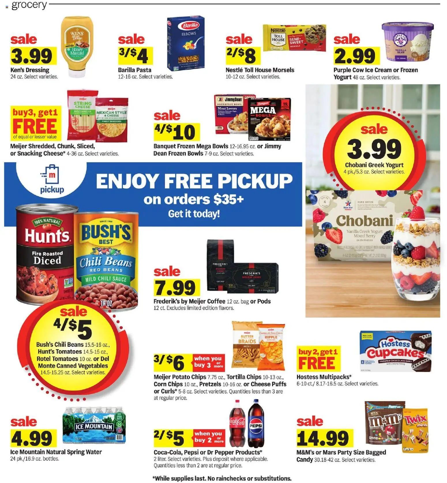 Meijer Weekly Ad - valid from 09/30/2026 | Page: 3 | Products: Cheese, Cake, Ice, Vanilla