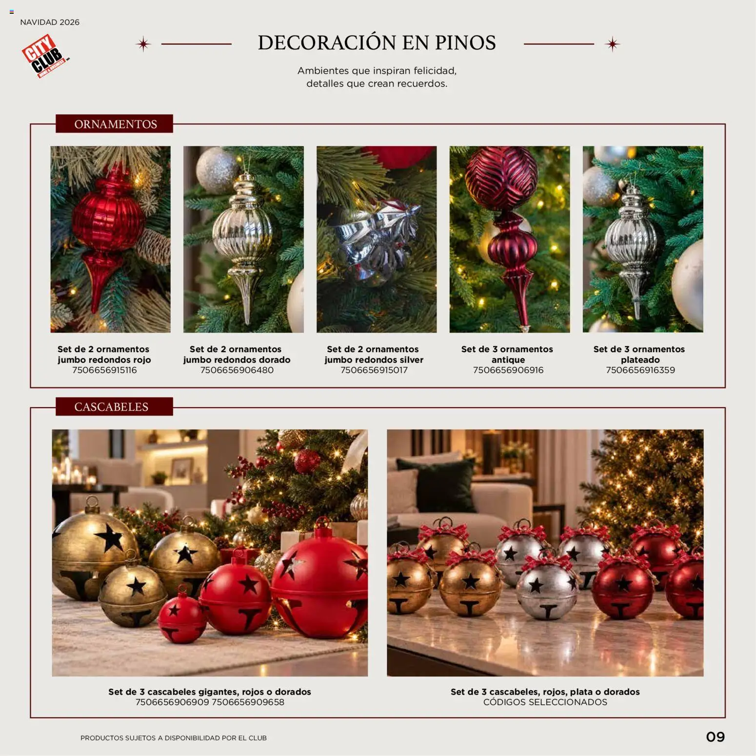 Nuevas ofertas de City Club válidas en toda la República Mexicana desde el 02/10/2026. ¡Encuentra las mejores ofertas en City Club Catálogo Navideño! | Página: 9