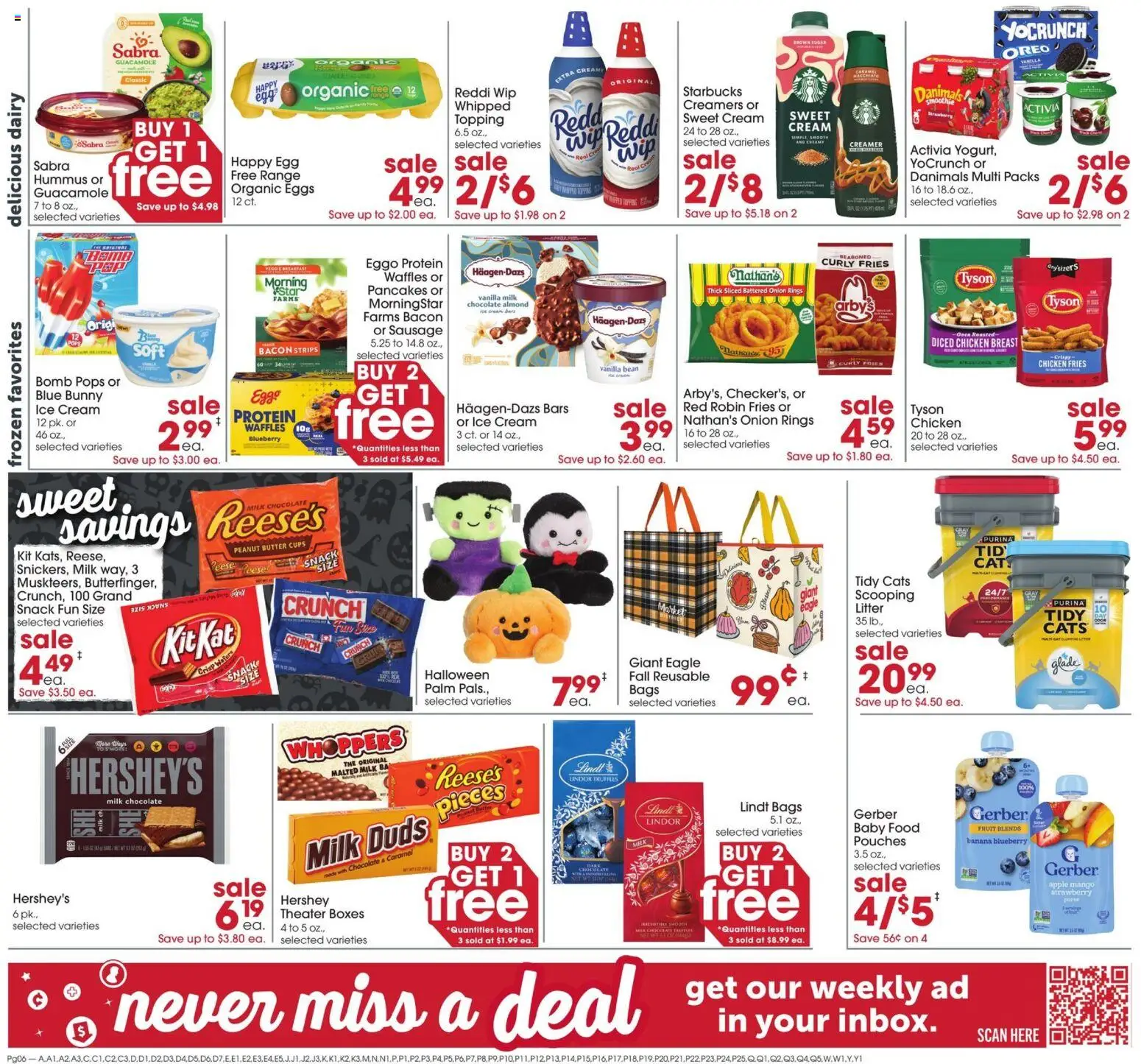 Giant Eagle Weekly Ad - valid from 09/03/2026 | Page: 6 | Products: Waffles, Eggs, Oreo, Mango