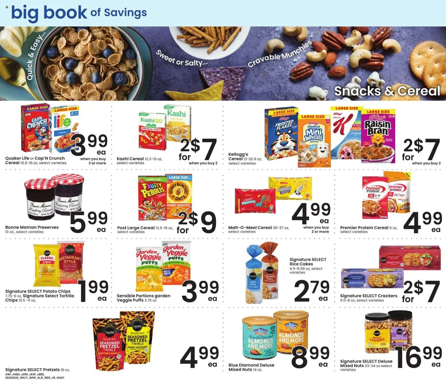 Albertsons Big Book of Savings - valid from 26.05.2026 | Page: 9 | Products: Corn, Cheese, Rice, Chips