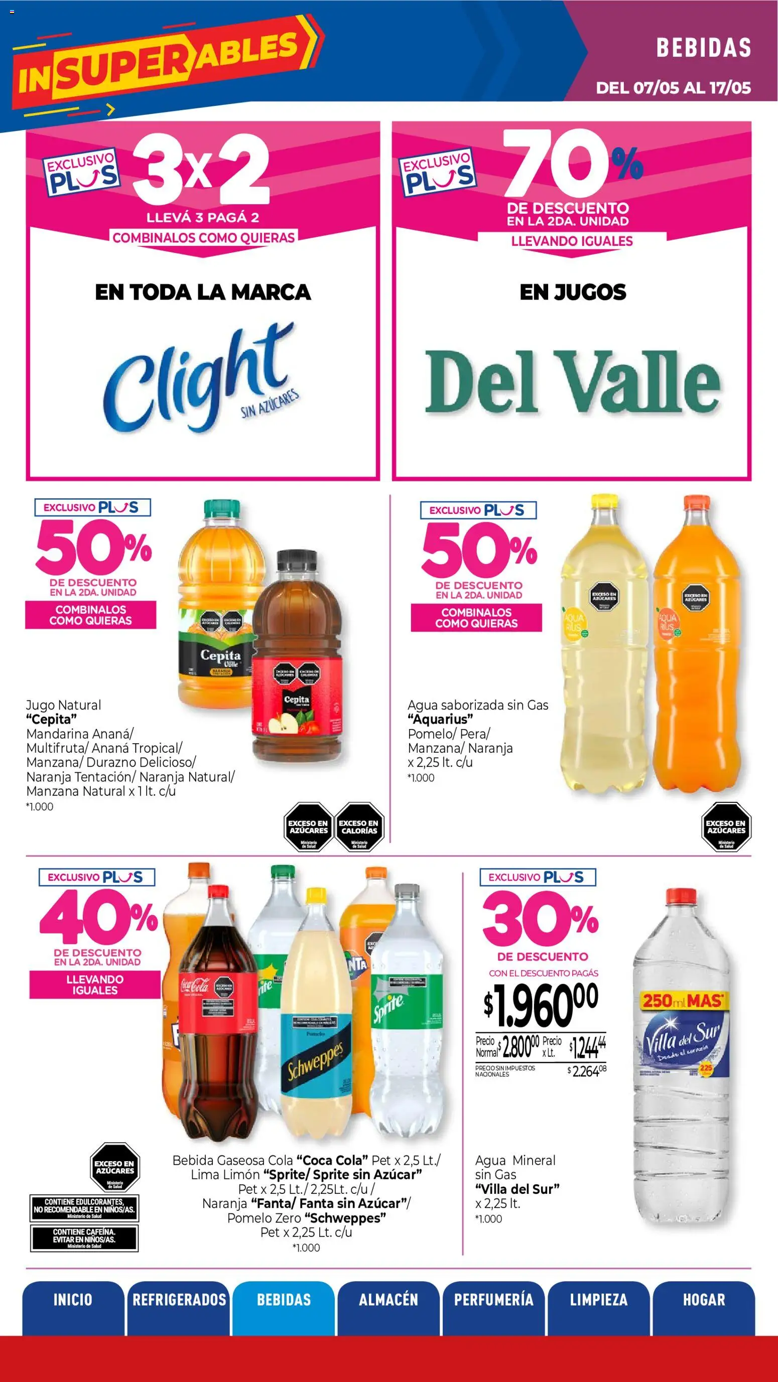 La Anonima catálogo │ válido desde el 07.05.2026 | Página: 15 | Productos: Azucar, Manzana, Agua, Agua saborizada