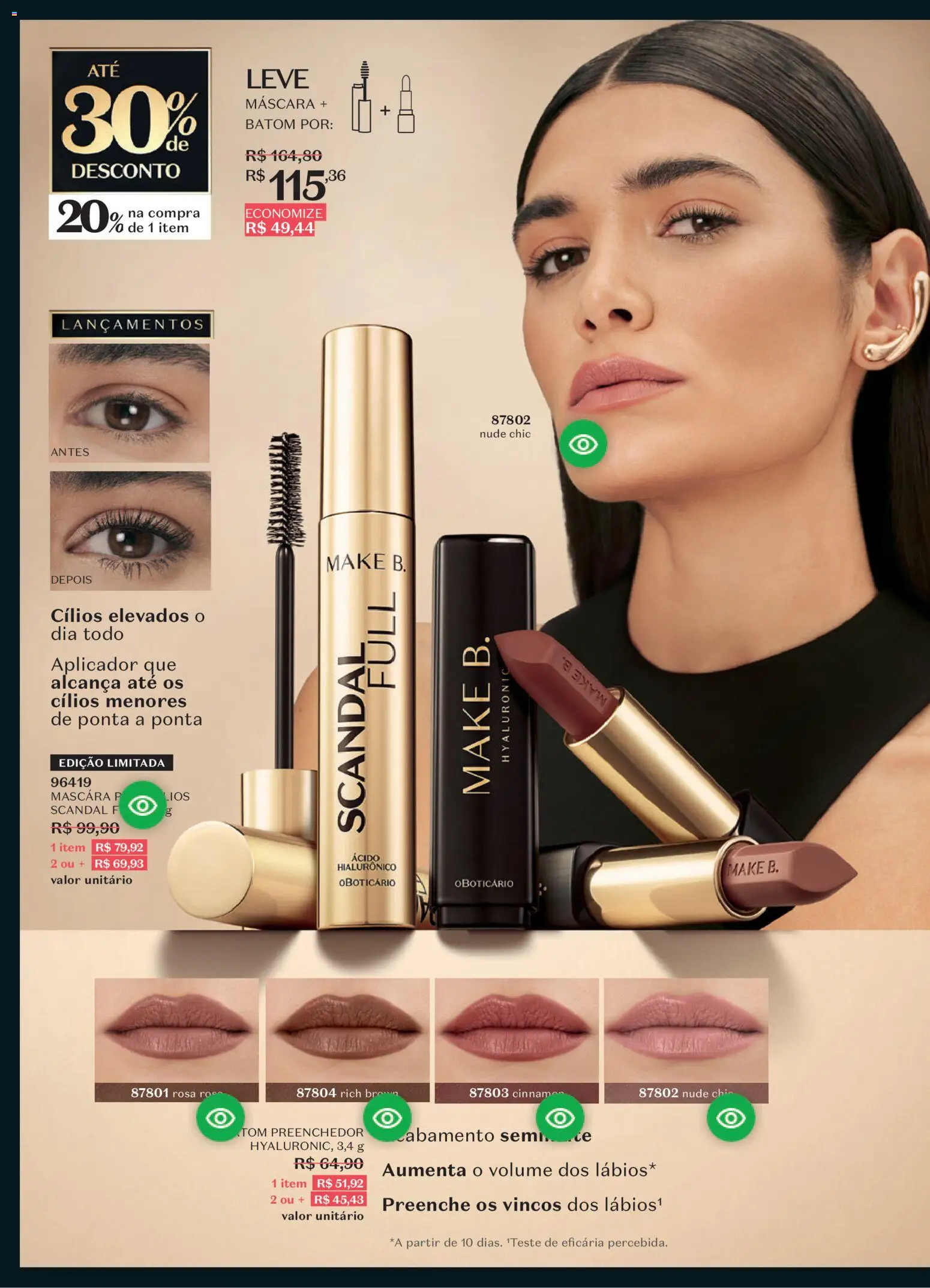 O Boticário Folheto - válido de 10/08/2026 | Página: 4 | Produtos: Batom