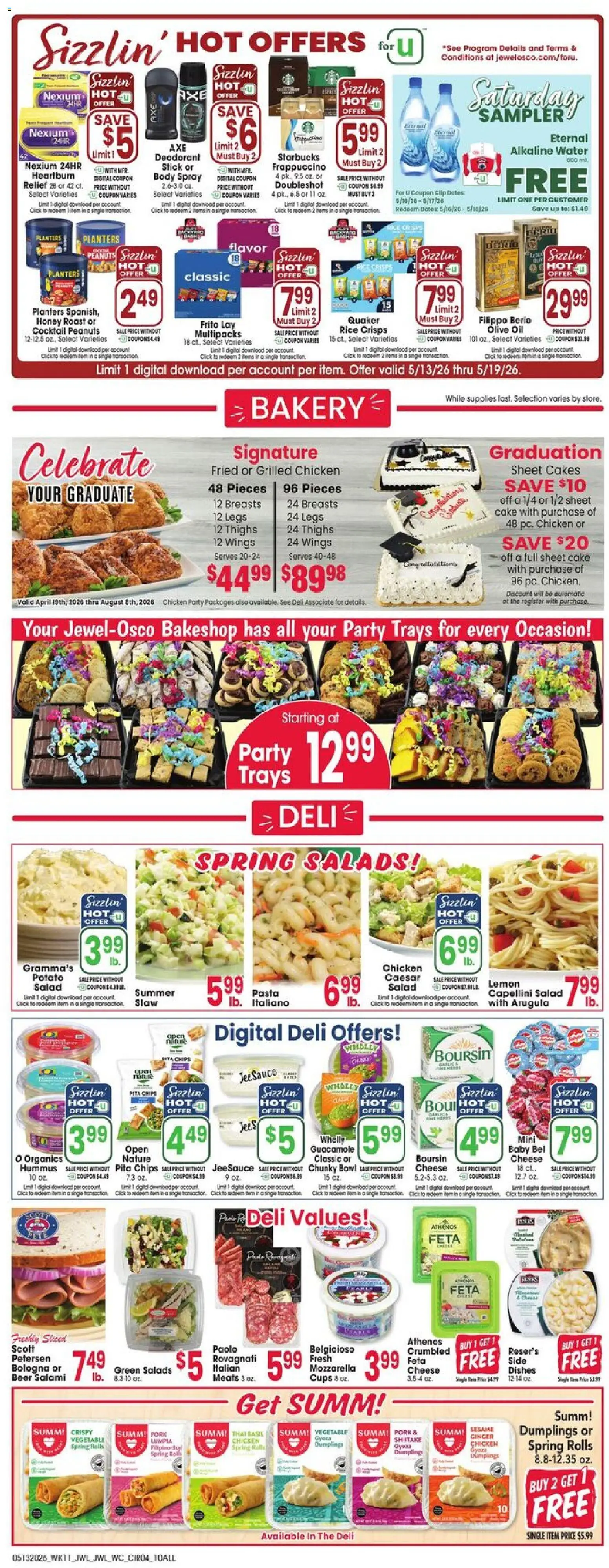 Jewel Osco Weekly Ad - IN - valid from 13.05.2026 | Page: 4 | Products: Ginger, Clip, Chips, Lemon
