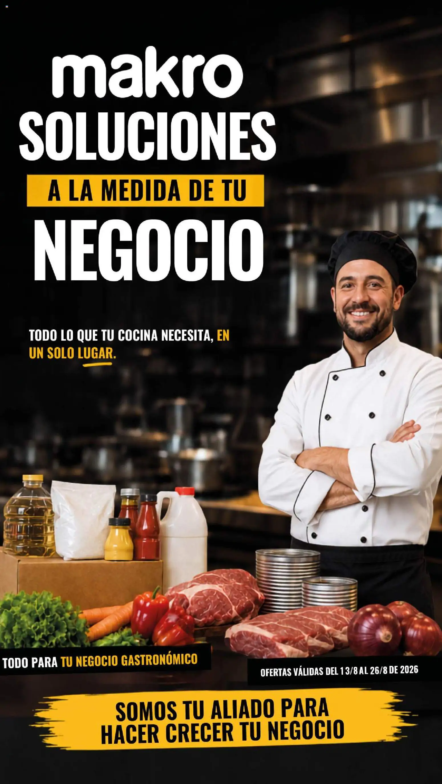Makro SOLUCIONES A LA MEDIDA DE TU NEGOCIO │ válido desde el 13/08/2026 | Página: 1 | Productos: Cocina