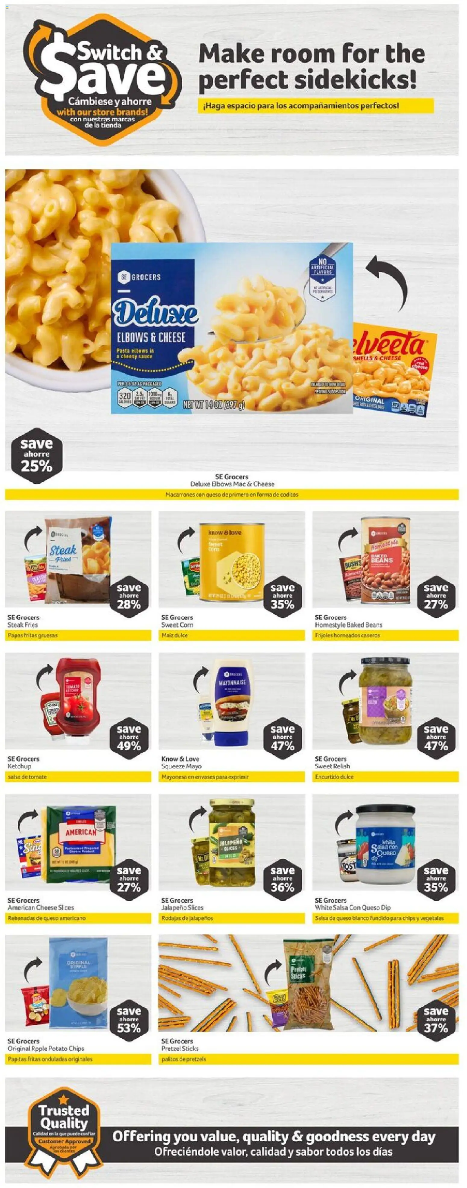 Fresco y Más Weekly Ad - valid from 27.05.2026 | Page: 2 | Products: Pasta, Chips, Mayonnaise, Switch