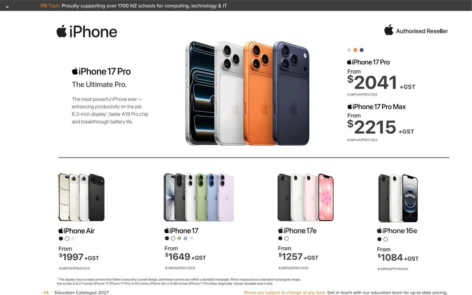PB Tech catalogue from 15 Sept 2026 | Page: 44