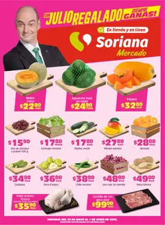 Vista previa de Soriana Fin de Semana Mercado: Nuevo León, nuevo folleto de la tienda, válido en México a partir del 29.05.2026