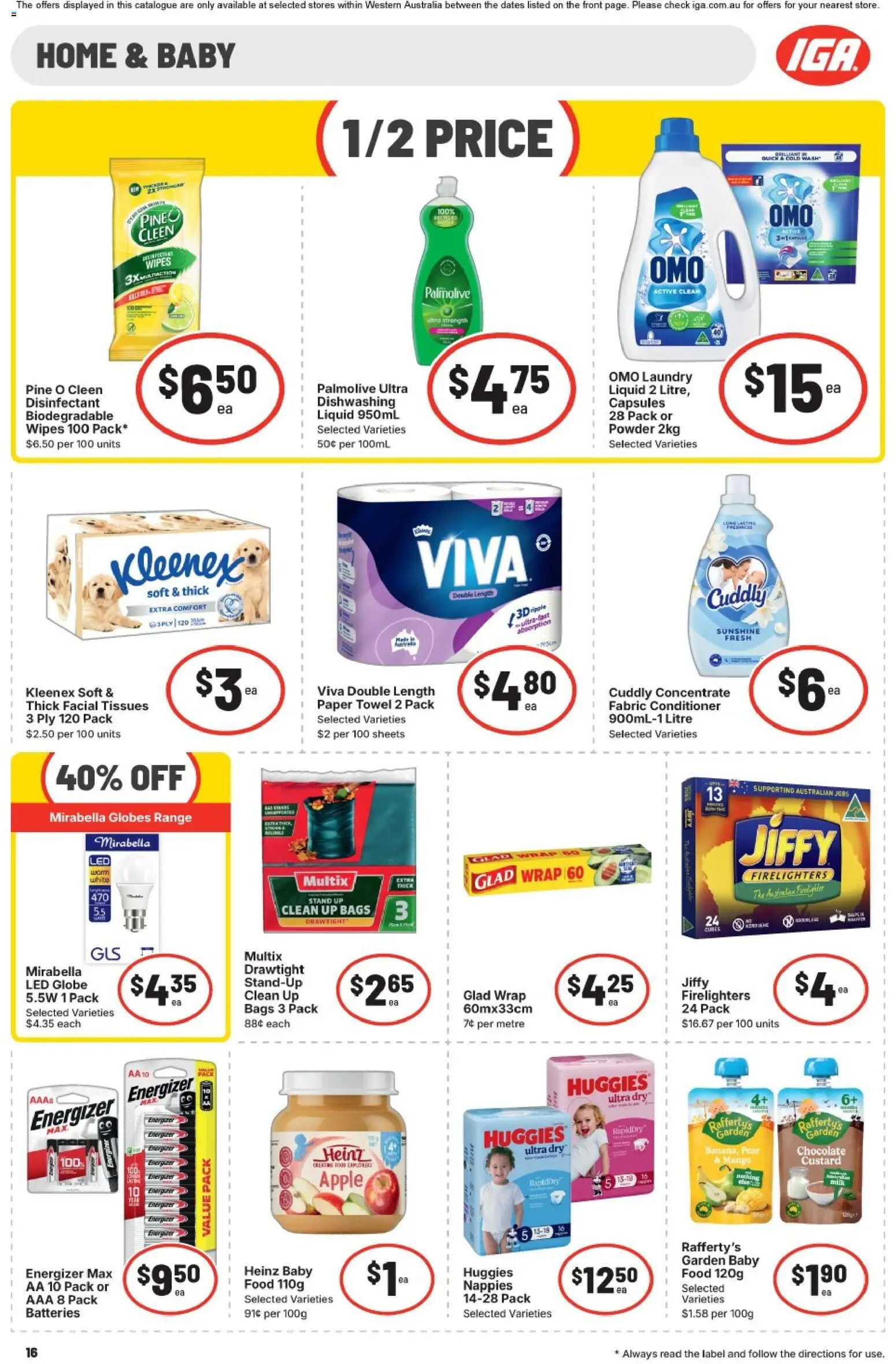 IGA catalogue - valid from 22/07/2026 | Page: 16 | Products: Duck, Chocolate, Pear, Laundry
