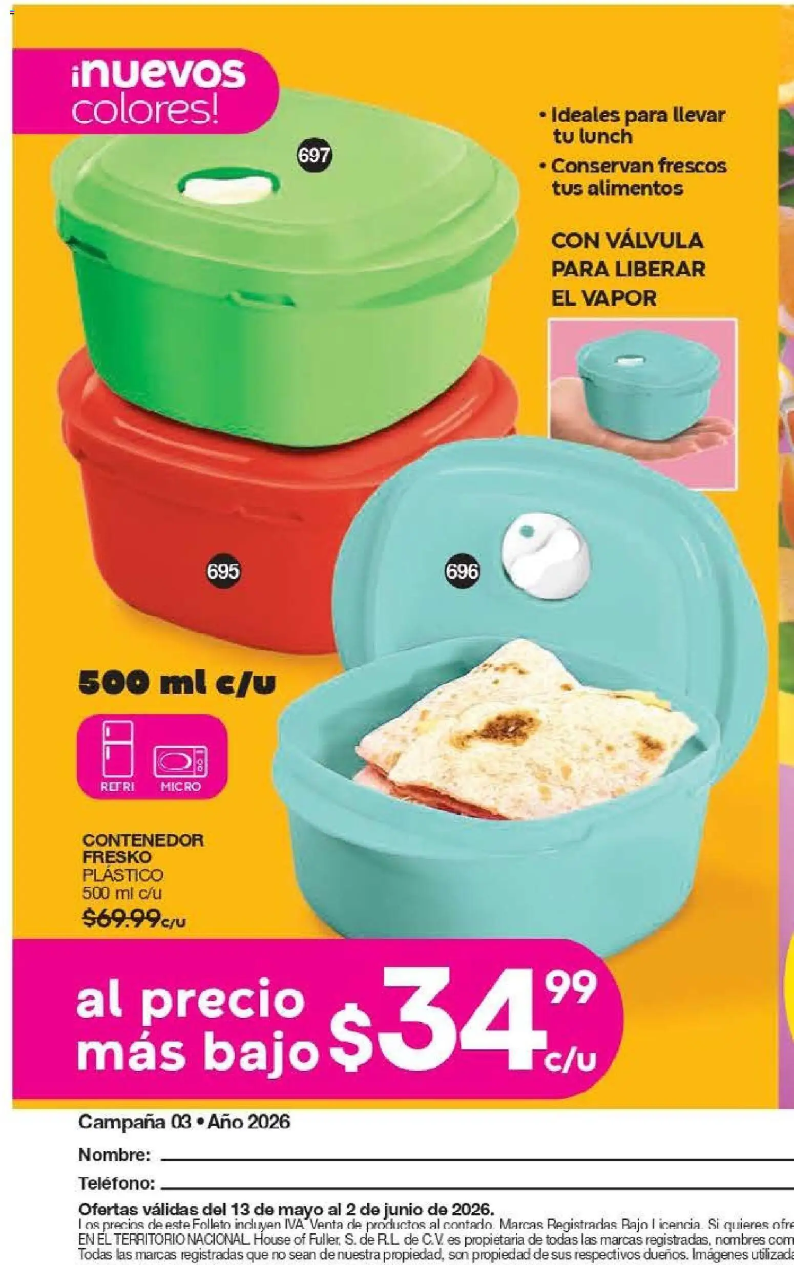 Nuevas ofertas de Fuller válidas en toda la República Mexicana desde el 13.05.2026. ¡Encuentra las mejores ofertas en Fuller campaña 3 2026! | Página: 222