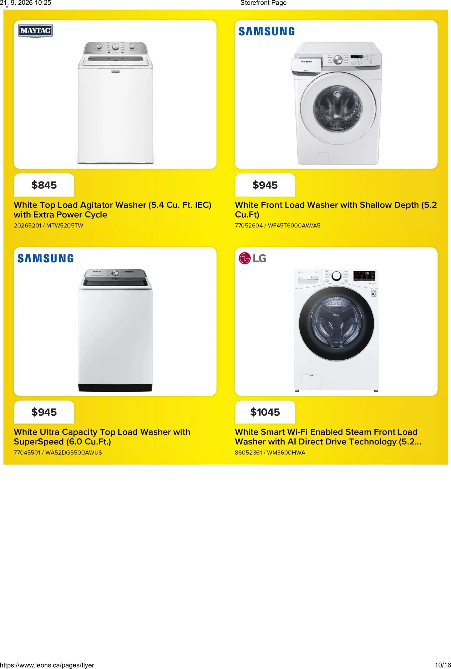 Leon's flyer valid from Sep 17, 2026 | Page: 10