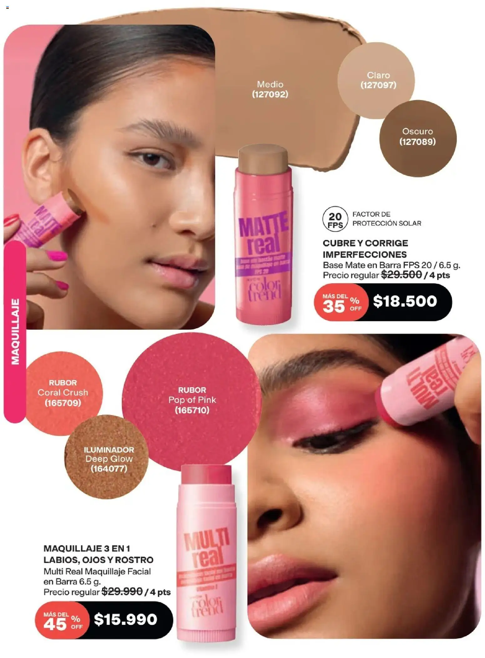 Avon revista - valida desde el 16/08/2026 | Página: 64 | Productos: Iluminador, Rubor, Maquillaje