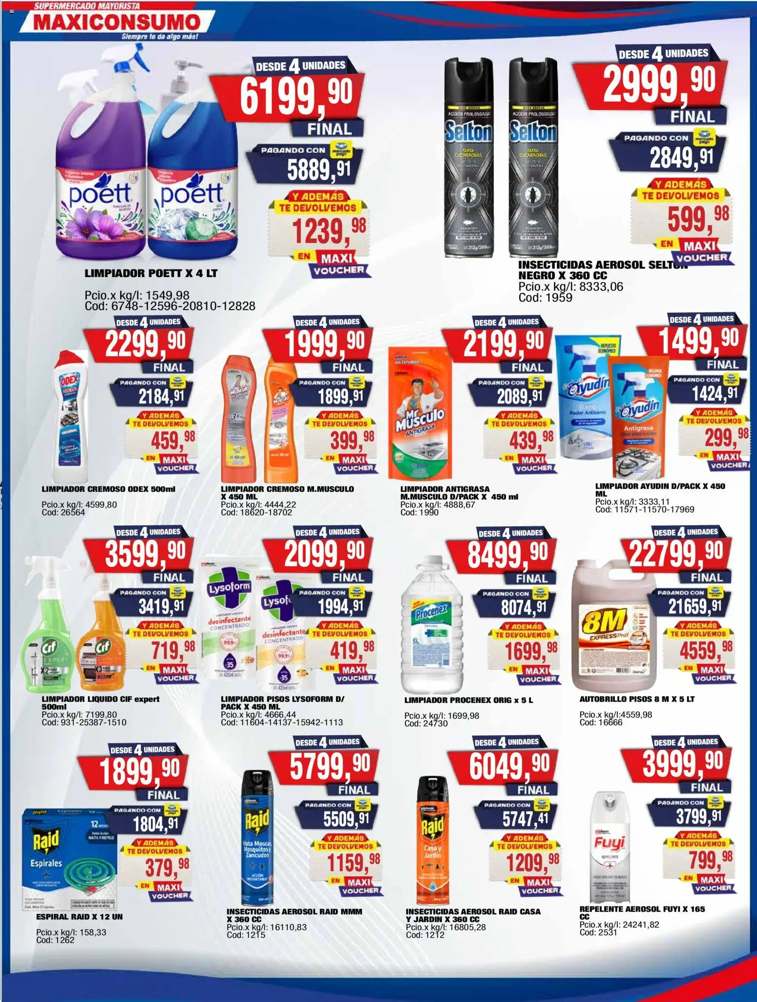 Maxiconsumo ofertas │ válido desde el 11.05.2026 | Página: 25 | Productos: Antigrasa, Repelente, Baño, Limpiador