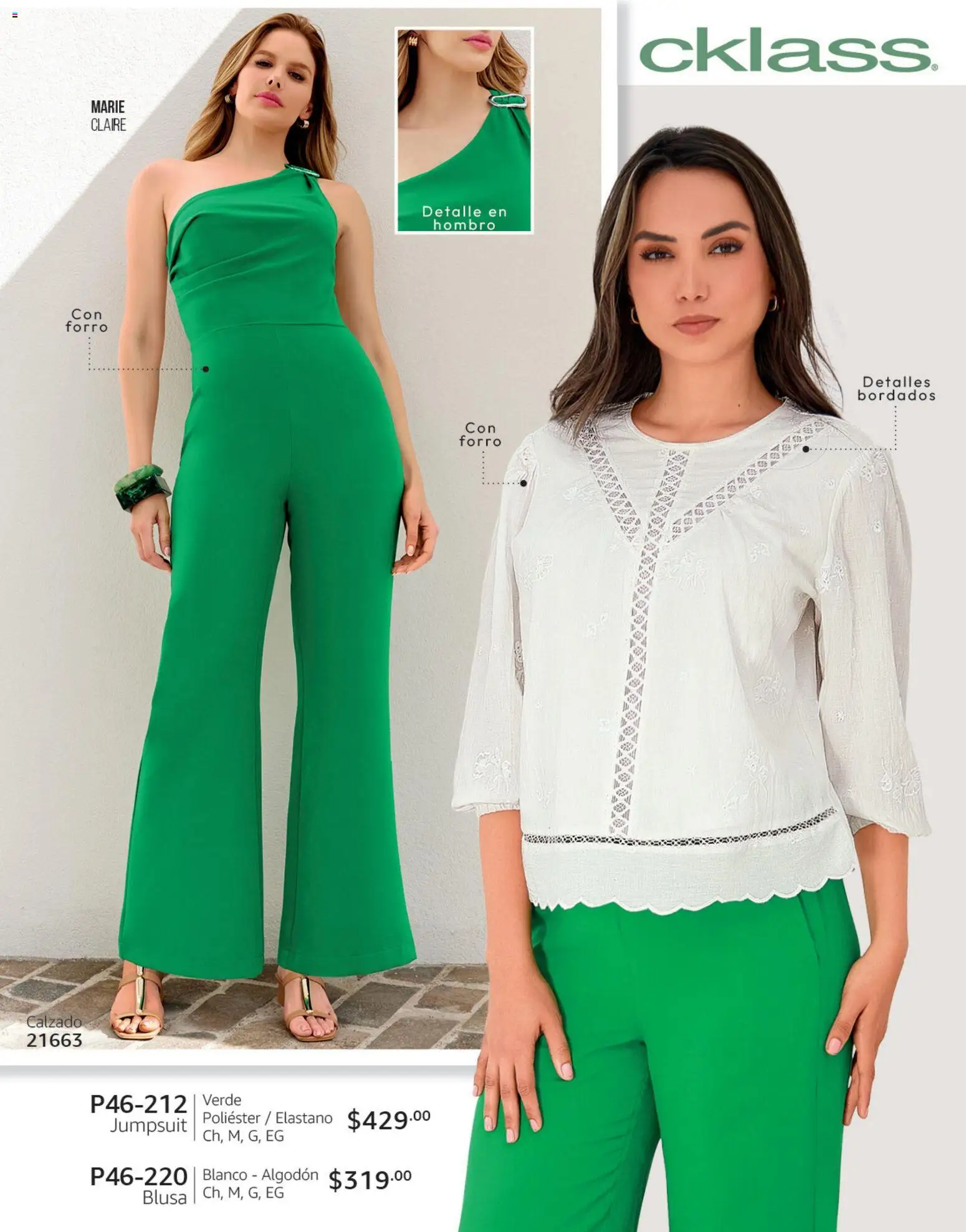 Nuevas ofertas de Cklass válidas en toda la República Mexicana desde el 08/07/2026. ¡Encuentra las mejores ofertas en Cklass catálogo Otoño Invierno! | Página: 371 | Productos: Blusa, Algodón