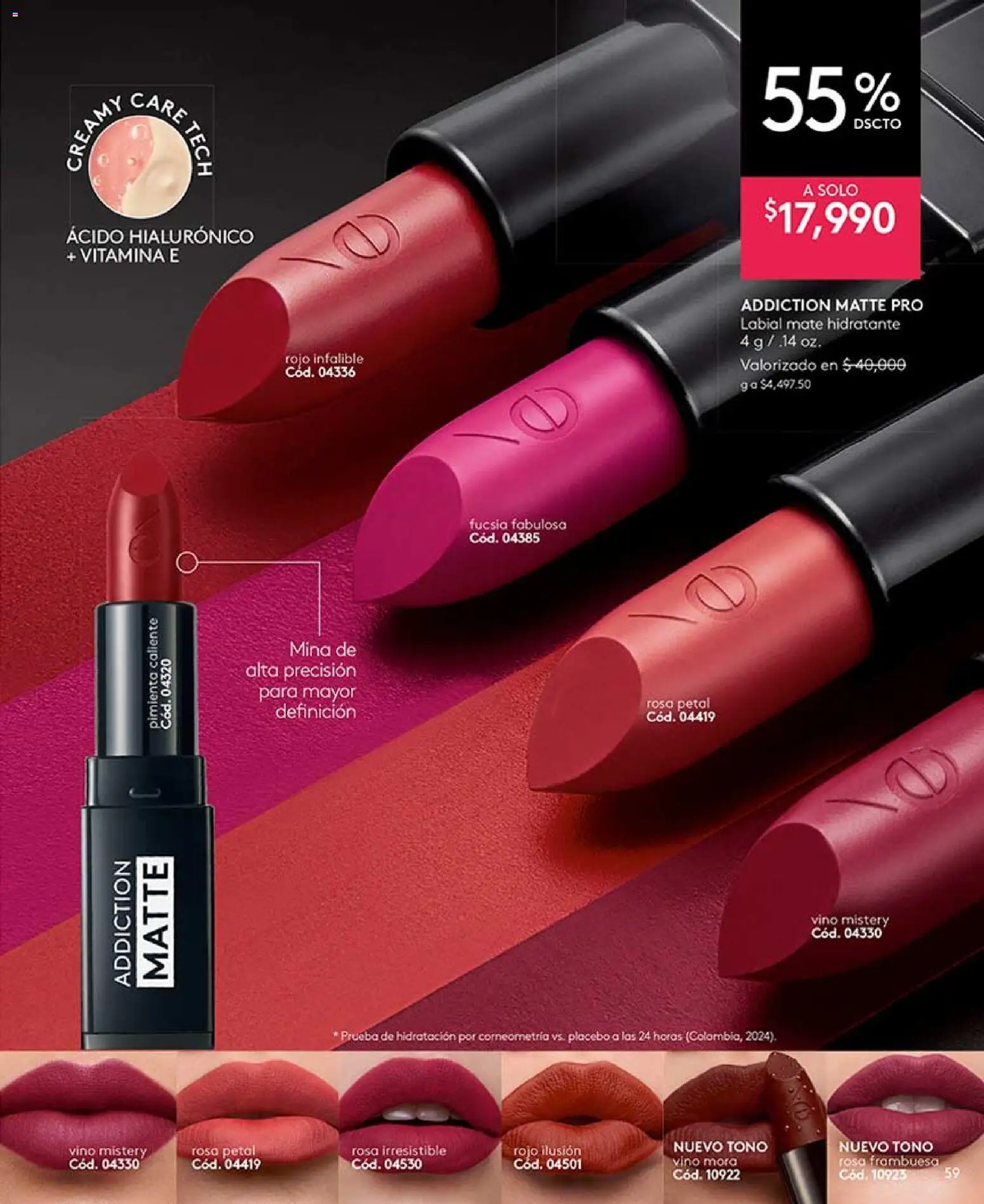 Ésika revista - valida desde el 17/07/2026 | Página: 59 | Productos: Pimienta, Mora, Vino