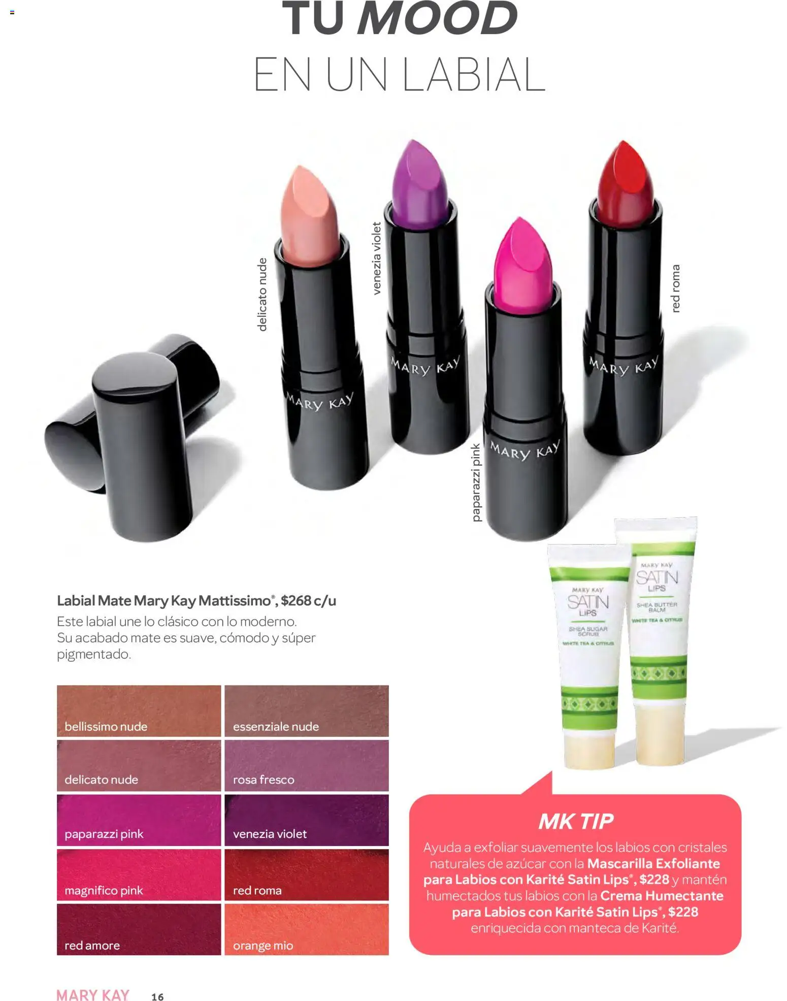 Nuevas ofertas de Mary Kay válidas en toda la República Mexicana desde el 01.03.2026. ¡Encuentra las mejores ofertas en Mary Kay catálogo! | Página: 16 | Productos: Azúcar, Crema, Mate, Mascarilla
