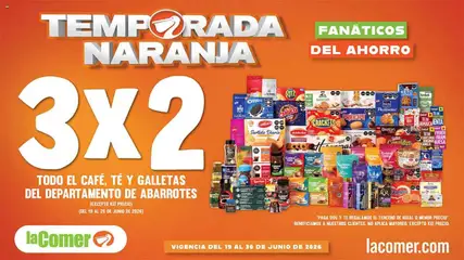 Vista previa de La Comer folleto, nuevo folleto de la tienda, válido en México a partir del 19.06.2026