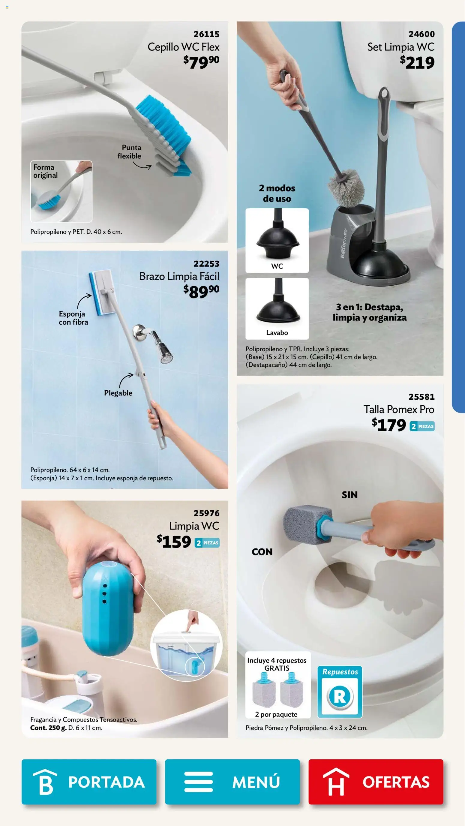 Nuevas ofertas de Betterware válidas en toda la República Mexicana desde el 01.06.2026. ¡Encuentra las mejores ofertas en Betterware campaña 6 2026! | Página: 102