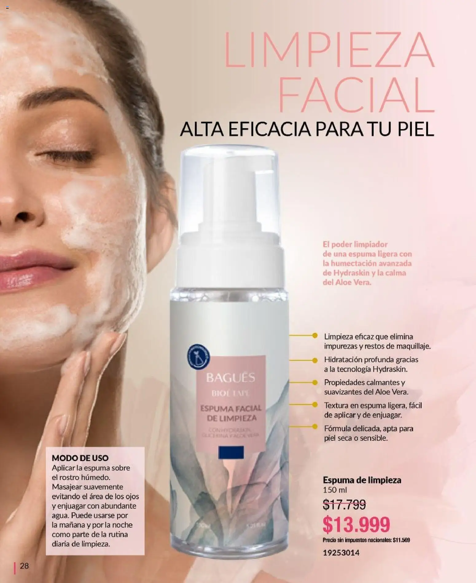 Bagués - Catálogo │ válido desde el 29/06/2026 | Página: 28 | Productos: Sobre, Espuma, Limpiador