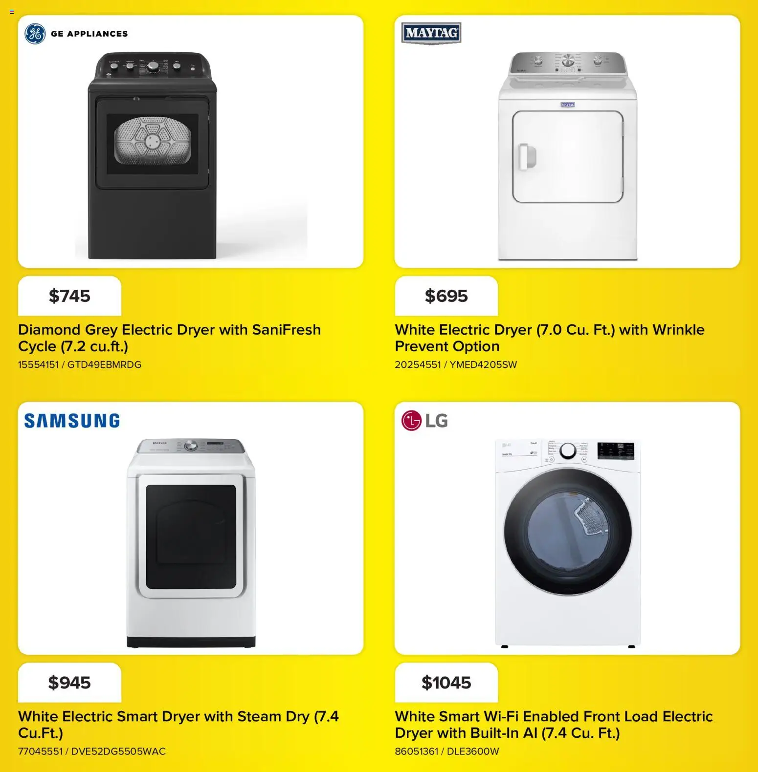 Leon's flyer valid from Sep 3, 2026 | Page: 13 | Products: Dryer
