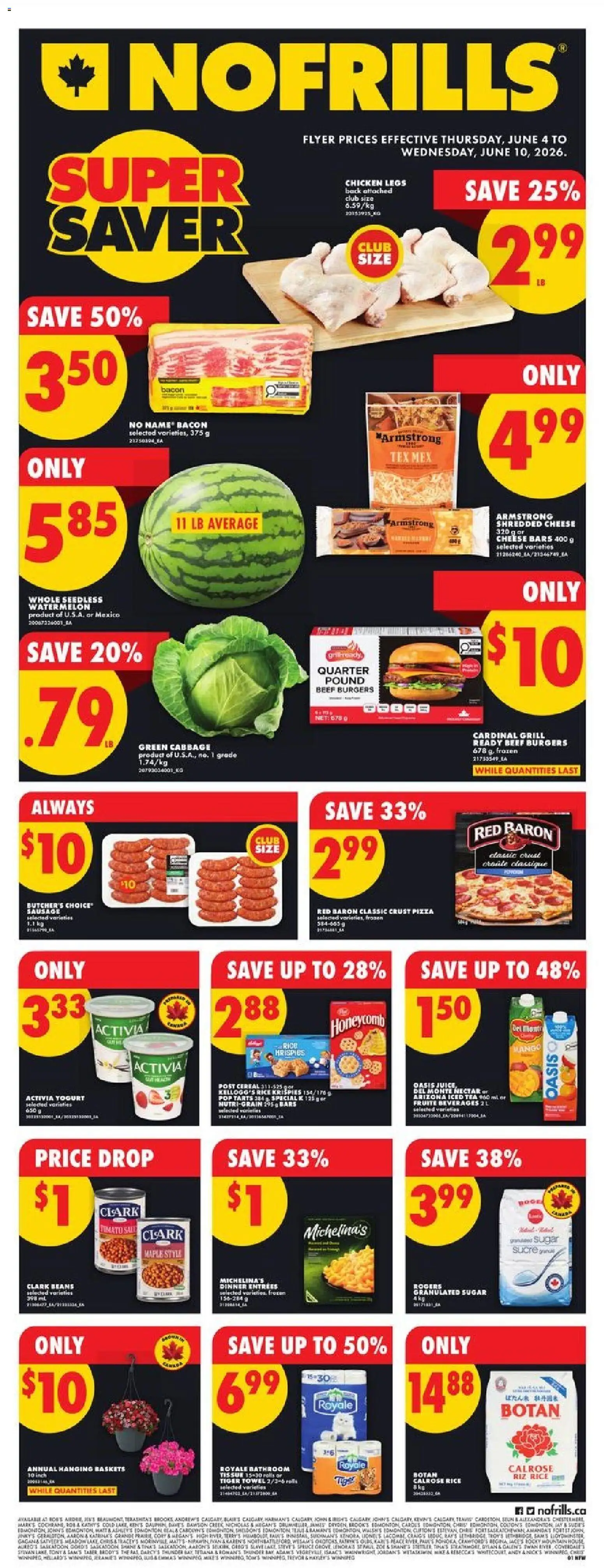 No Frills flyer valid from 04.06.2026 | Page: 1
