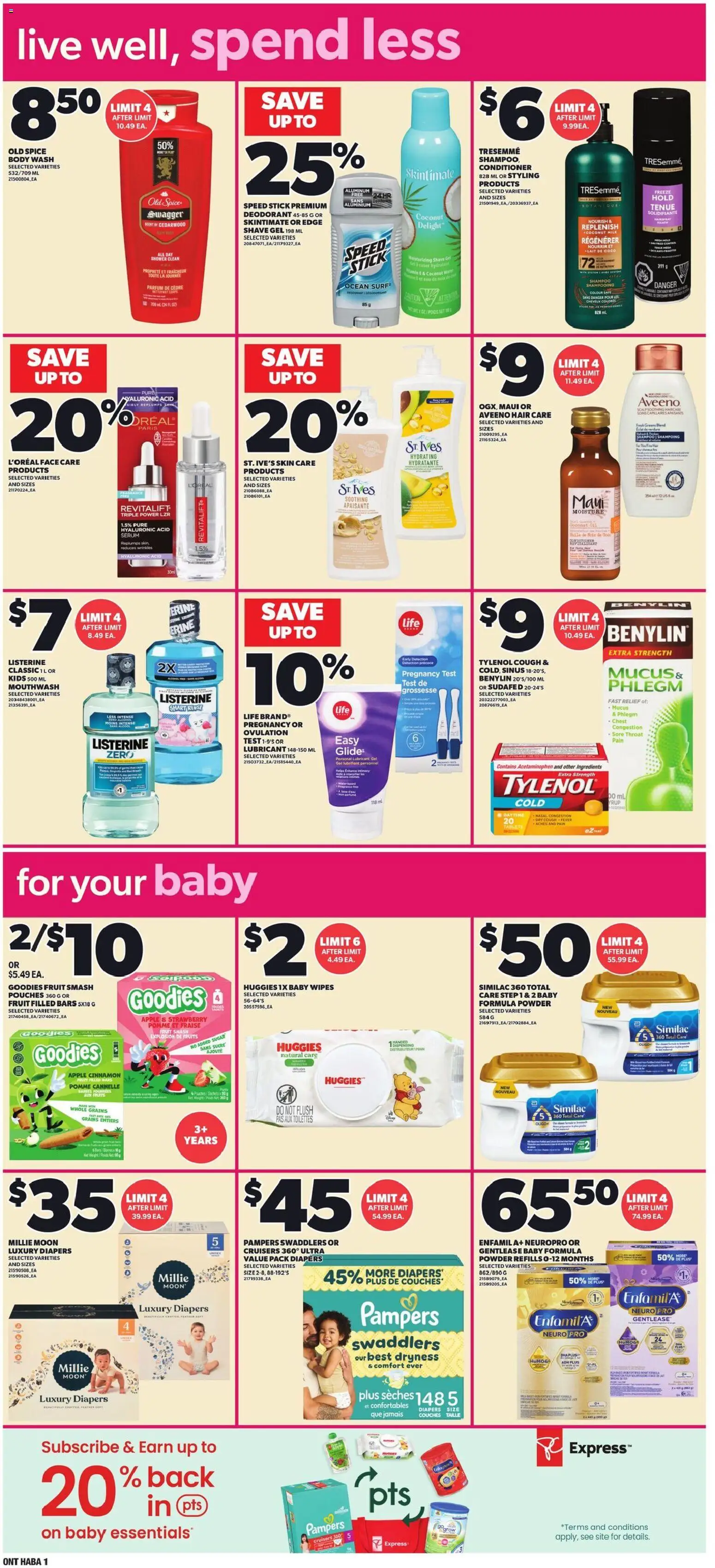 Loblaws flyer valid from Sep 3, 2026 | Page: 13 | Products: Water, Sugar, Alcohol, Milk