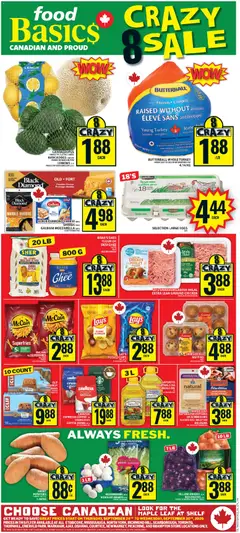 Preview of Food Basics weekly flyer / circulaire from shop Food Basics valid from Sep 24, 2026