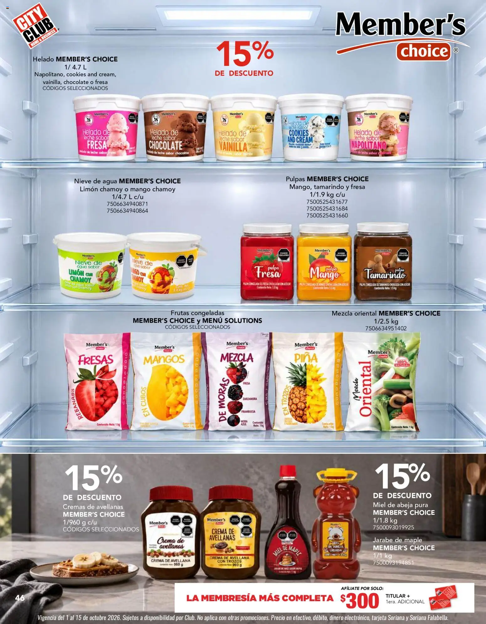 Nuevas ofertas de City Club válidas en toda la República Mexicana desde el 01/10/2026. ¡Encuentra las mejores ofertas en City Club catálogo! | Página: 46