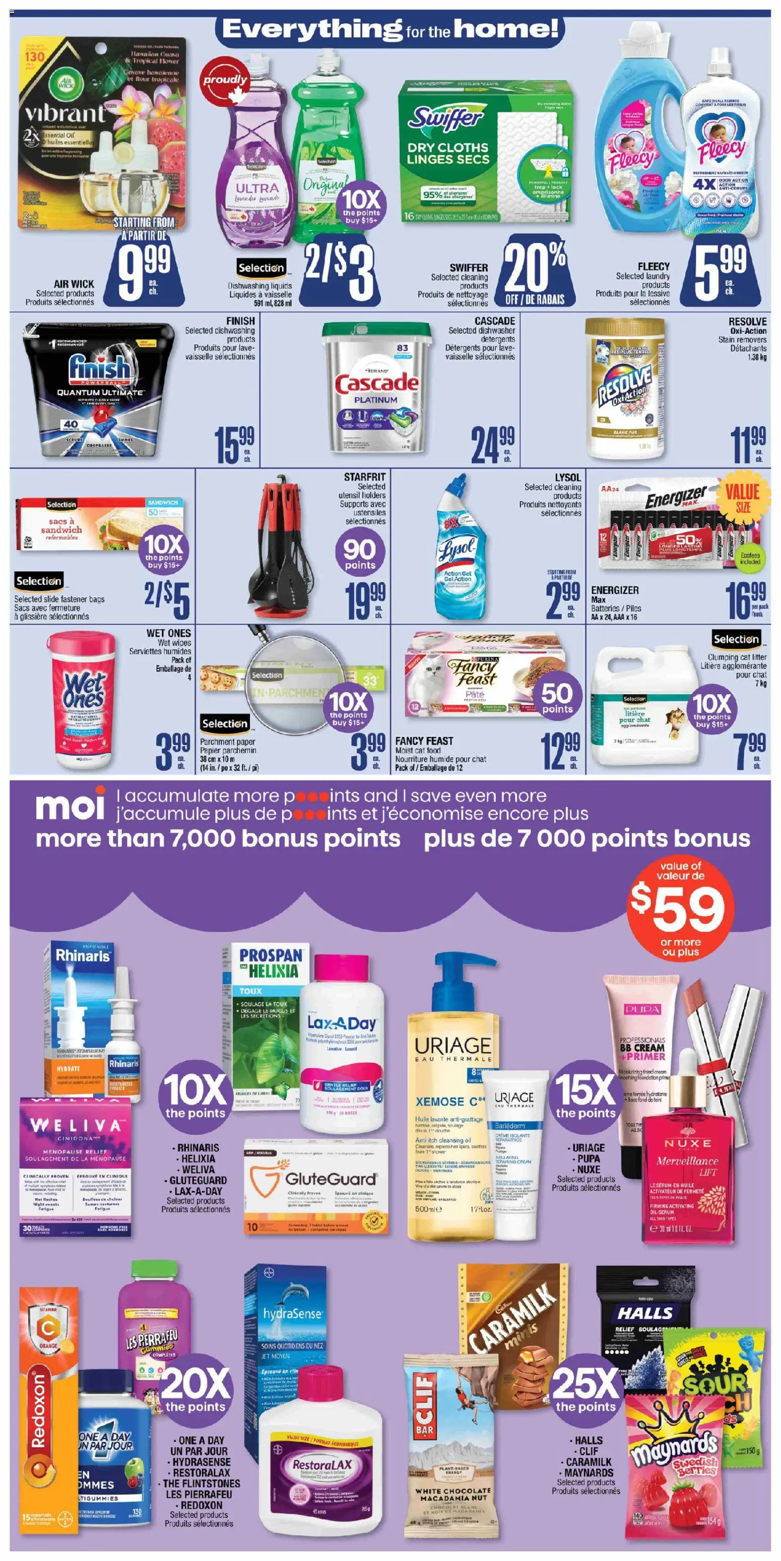 Jean Coutu flyer valid from Jul 2, 2026 | Page: 10 | Products: Dishwasher, BB cream, Shower, Chocolate