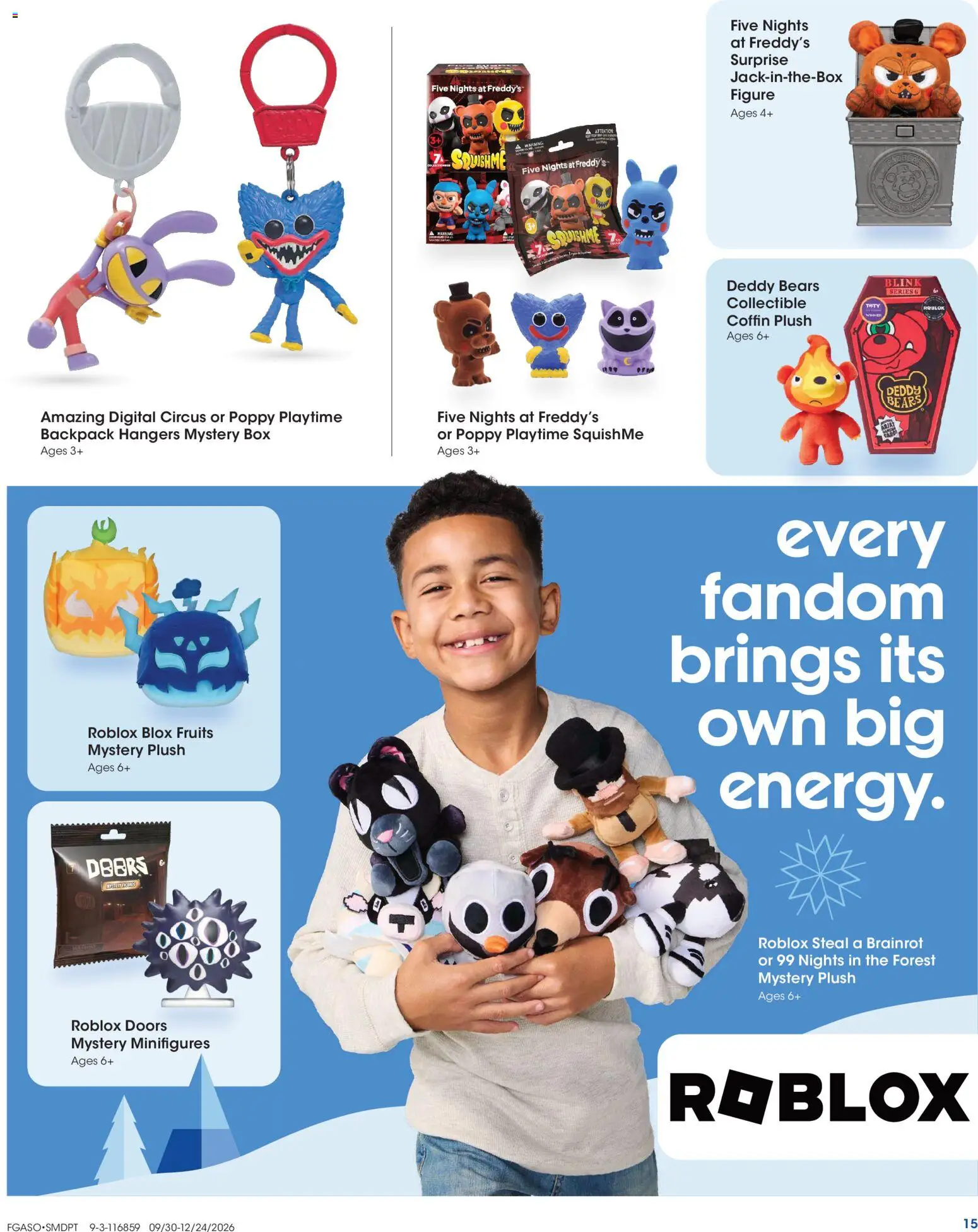 Fred Meyer Extra Ad - valid from 09/30/2026 | Page: 15 | Products: Box, Doors, Fruits, Backpack