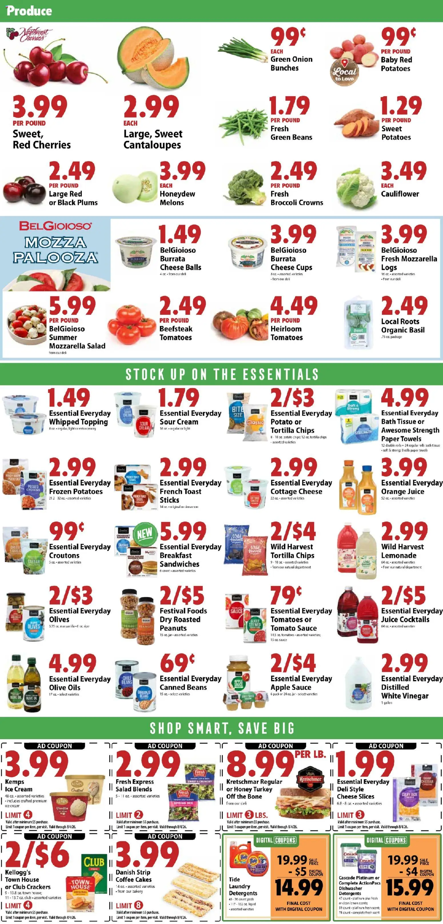 Festival Foods Weekly Ad - valid from 07/29/2026 | Page: 2 | Products: Coffee, Juice, Tomatoes, Sauce