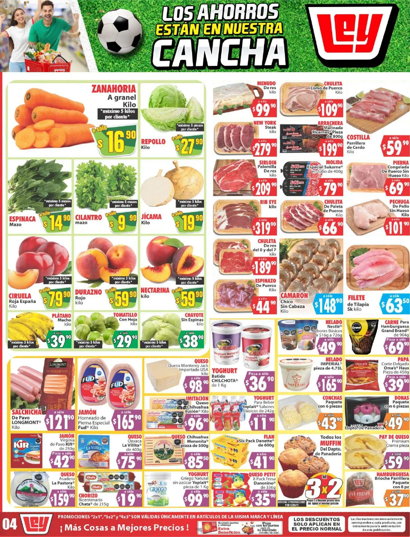 Nuevas ofertas de Casa Ley válidas en toda la República Mexicana desde el 02/07/2026. ¡Encuentra las mejores ofertas en Casa Ley folleto Autoservicio! | Página: 2 | Productos: Azúcar, Salchicha, Paleta, Res