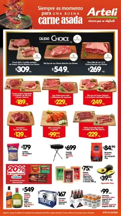 Vista previa de Arteli folleto Carnita Asada, nuevo folleto de la tienda, válido en México a partir del 11/09/2026